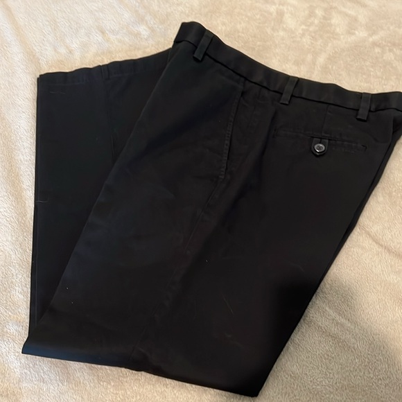 DOCKERS D2 BLACK CREASED DRESS PANTS 33/30 - Picture 6 of 6